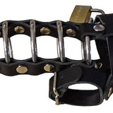 Terginum Lockable Hell Gate Penis Cage Chastity Belt Gates of Hell Chastity Cage incl. Lock BDSM Fetish