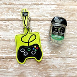 Video Game Controller Hand Sanitizer Holder, Hand Sanitizer Keeper, Hand Sanitizer Clip --- choose from 70 Colors
