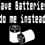 save batteries shirt