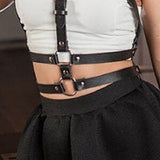 Women's Harness,Leather Body Harness,Leather Fetish,Body Belts,Belt, BDSM Lether,Fetish Wear, Bondage Gear