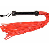 Red Leather Mini Flogger / Small Travel Size