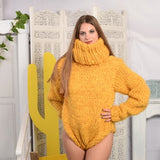 Yellow Mohairand Wool mix Bodysuit, Hand Knit Mohair Sweater, Fetish Bodysuit, Winter Bodysuit, Sexi Fetish Sweater, Fetish Underwear T792