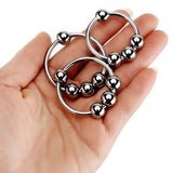 Penis Multi Ball Ring Foreskin Delay Ejaculation Male Chastity Device Sex toys for Men 925 silver Penis Ring Cock Ring Penis Sleeve For Gift