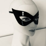 Latex Cat Eyes Mask, Domino Mask, Latex Mask, Fetish, Bdsm, Dominatrix, Halloween mask, Gothic, Carnival, Eyes wide shut, latex accessories