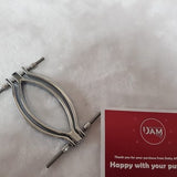 stainless steel vagina clamps, cuffs, vice, restraints, bdsm, bondage, fetish, chastity