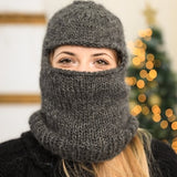 Wool Balaclava, Knit Balaclava, Full Face Knit Mask, Ski Helmet Cover, Women Winter Hat, Balaklava Helmet, Winter Accessories, Wool Helmet