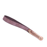 Spanking Belt Leather Strap Paddle with wooden handle