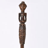 Tribal statue African Luba tribal statue congo wooden curving fetish Zaire mask art 2860