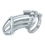 BON4MXL High Quality Extra Large Chastity Cage in Stainless Steel XL Cock Cage Very Big Male Chastity device