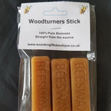 woodturners stick Pure Beeswax Bars x3 | filler bar |  Woodturning & Woodworking - Natural Finish For Wood