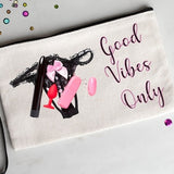 Vibrator Bag - Toy Bag - Good Vibes Only - HotWife Swingers BDSM Bag of Dicks Penis Bag Anal Plugs Adult Toy Bag