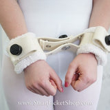 Pair of SOFT Restraining Cuffs with Segufix Locks / Asylum / Medical / Magnetic / Handcuffs /  Restraints / Bondage / For Wrists or Ankles