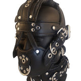 M4 Heavy Bondage Reinforced Padded Muzzle Gag Mature BDSM Harness Leather Harness Real Leather Hand Made