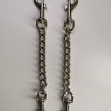 Steel chain for handcuffs, strong clip hook, carabiners perfect for cuffs bondage BDSM