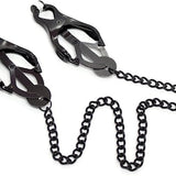 Sexy Nipple Clamp With Black Chain