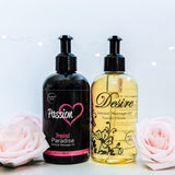 Anniversary Gift for couples. Sensual Massage Oil for Massage & Intimate Moments. All Natural, with Scents of Vanilla and Tropical Essences.