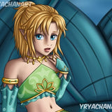 Pinup Link ART PRINT | A4 Zelda poster with variations - botw, Gender Bender
