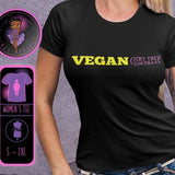 Vegan Clit womens tshirt, BFF, Lesbian, Cuckquean, Trib, Hotwife, Healthy tshirt, swinger, workout, threesome, gift, swinger, vegetarian