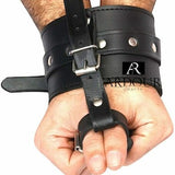 Real Cowhide Leather Wrist Cuffs/Belts Restraints BDSM bondage kit 1 PCS SET  to Tie Hands for Men/Women
