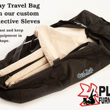 4Play Travel Kit - Canvas Sleeves and Travel Bags for easy transportation, and to protect the finish on your 4PlayFurniture equipment.