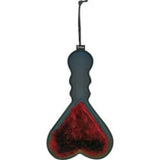 Spanking Paddle Heart Shape Two Sided BDSM Paddle with Vegan Fur and Velvety Feel