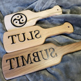 Raised Letters Personalized Spanking Paddle and Laser Engraved 12"-18"x4"
