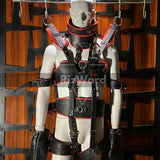 Leather BDSM Bondages Body X Suspension Harness With Wrist Restraints - Self Bondage - Body Harness - BDSM Restraints - BDSM Gear