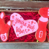 You're Such a Vibe Valentines cookies