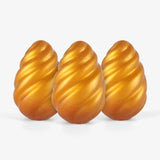 The Swirling Eggs (Set of 3) - Kegel Eggs - Silicone Love Eggs - Squishy Eggs - Ovipositor - Vaginal Eggs