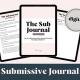 Submissive Journal: Submissive Training, DDLG, Sex Journal, Bdsm Workbook, Bdsm Training, Dom Sub Journal, Kink List, Submissive Workbook