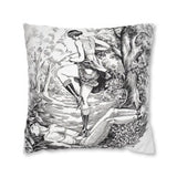 Fetish Throw Pillow Cases, Cover Only,  No Cushion, Adult Bondage Fetish Home Decor, Gay Interest, 4 Sizes to Choose