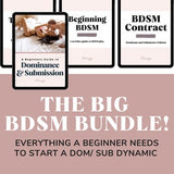 The Ultimate Dom/ Sub Bdsm Bundle: BDSM Workbook, BDSM Training, Submissive Training, BDSM and Fetish, Bdsm Book, Bdsm Contract, Ddlg
