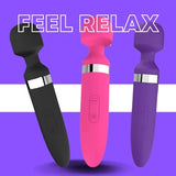 Wand Massager Vibrator Adult Sex Toy for Women Stimulator USB Rechargeable Massager Adult, Masturbation Device with 10 Vibration Modes