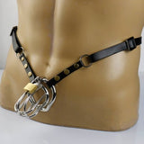 Chastity Cock Cage Anti Falling Belt,Elastic Chastity Strap,Chastity Harness,Can Be Made in Any Size,Customizable