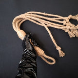 Thuddy Jute Rope Flogger, 7 Tails