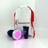 XO Sensation LED Vibrating Anal Plug Care Kit, Butt Plug Vibrator Sexual Stimulation Device Kit