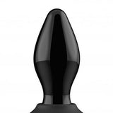 Stretchy glass dildo with vibration and remote control