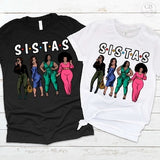 Sistas BBW T-Shirt | Empowering Tee for Big Beautiful Women Sisterhood
