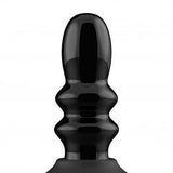 Ribbly glass dildo with vibration and remote control