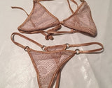 Women's Fish Net G String Thong Bikini See Through Fetish Nudist Dancer VIKING FANTASY Exotic Lingerie