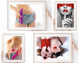 Sexy Erotic BDSM Erotica Fetish Vibrator Sex Toy Nude Photo Poster Prints A4 A3 A2 A1 Sexy Lingerie Bedroom Home Decor Wall Art