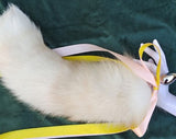 White Real Fox Tail Fox Tail Cosplay Anime Sexy Cute Animal Furry Mature Fox Tail Butt Plug