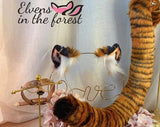 Tiger Tail Siberian Tiger Ears and Collars - COSPLAY - Butt Plug - Handmade Animal Ears-Fox Ears and Tail-Christmas Gifts - Lolita-Butt Plug