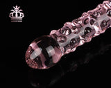 Standing Penis Shape Clear Glass Yoni Wand Glass Dildo  Crystal Intimate Gift
