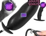Mature Inflatable Plug - Inflatable Anal Plug - Enema - Huge Butt Dildo Vagina Anus Expansion - BDSM Long Inflatable butt plug - Sex Toys