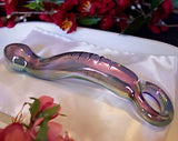 The Big Wave // Multicolour Glass Dildo, Premium Crystal Anal Plug, Luxury Sex Toy, BDSM Handmade Gift