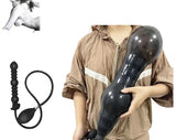 Vibrador inflável para treinamento anal, xxl, limpeza anal, massageador de próstata, expansor anal, balão anal, espéculo de brinquedo de silicone líquido