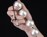 Super Large Pearl Anal Beads Long Anal Plugs Butt Plug Anal Balls Sex Toys for Women Men Handheld Anus Toy   Expander ,Mature