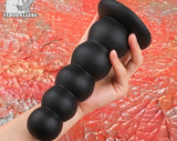 Silicone Anal Beads, Anal Training Plug, Soft Butt Plug, Anal Dildo, Beginner Butt Plug for Women Men Gay, Anal Sex Toy, BDSM Toy, Mature