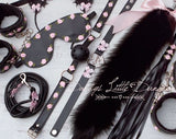 18+ ULTIMATE BDSM Bondage & Petplay Toy Set - Daddy's Girl Collar, Leash, Ears, Anal Butt Plug Tail, Cuffs, Ball Gag, DDLG Pet Play mature